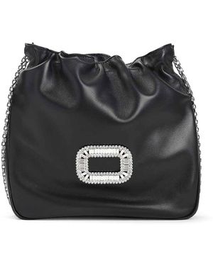 クラッチバッグ ROGER VIVIER PILGRIM POCKET MINI CLUTCH Roger Vivier | Pilgrim small black clutch | Savannahs