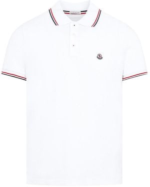 Moncler Ss Polo T-Shirt - White