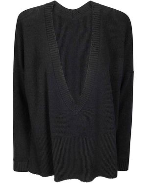 ArchivioB V-Neck Jumper - Black