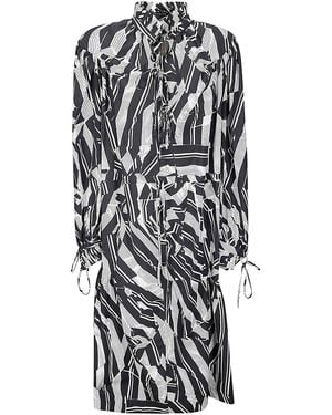 Dries Van Noten Long Dress - White