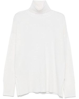 Wild Cashmere Katie Belted Jumper - White