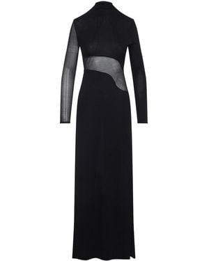 Alaïa Long Sleeve Dress - Black