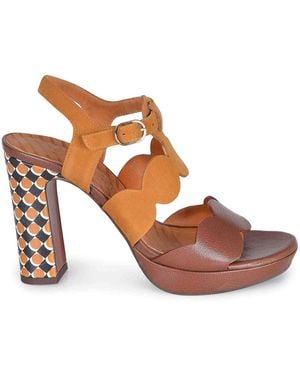 Chie Mihara Sandals Made Of Leather - Brown