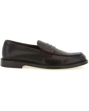 Doucal's Leather Loafers - Black