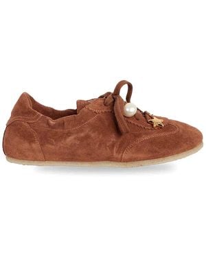 Agl Attilio Giusti Leombruni Charming Suede Trainers - Brown