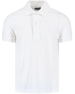 Tom Ford Polo Buttons - White