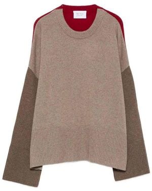 Be You Maglia Two Tone - Marrone