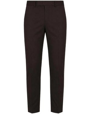 PT Torino Edge Rebel Fit Stretch Cotton Trousers - Black