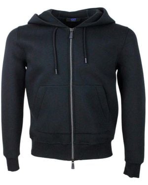 Kiton Tech Fabric Sweatshirt - Blue