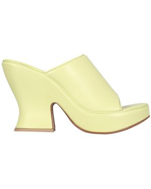 Bottega Veneta Wedge Sandals - Yellow