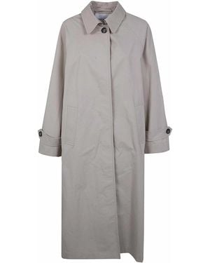 MKDT STUDIO Caro Half Panama Coat - Grey