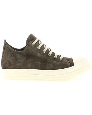 Rick Owens Low Sneaks Trainers - Grey