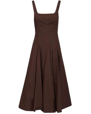 STAUD Wells Dress - Brown