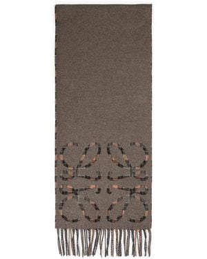 Loewe 28X180 Anagram Scarf - Brown