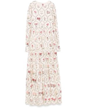 Agua Bendita Midi Dress - White
