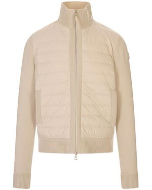 Moncler Cardigan Tricot - Natural