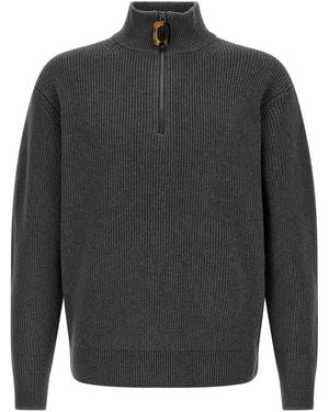 JW Anderson Half-Zip Jumper - Grey