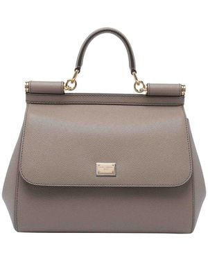 Dolce & Gabbana Dolce & Gabbana Big Sicily Handbag - Grey