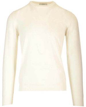 Mauro Ottaviani Crewneck Jumper - Natural