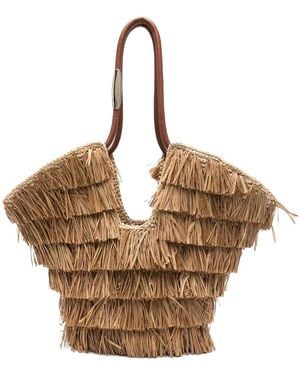 Zimmermann Goldentime Medium Tote - Brown