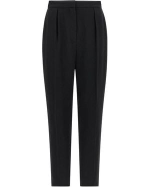 Balmain High Waist Trousers - Black