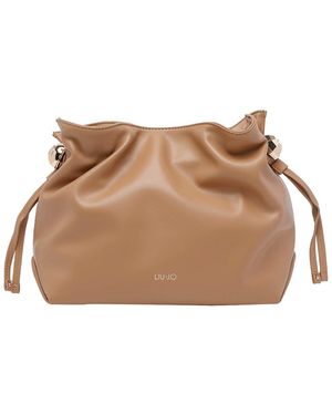 Liu Jo Camel Logo Crossbody Bag - Brown