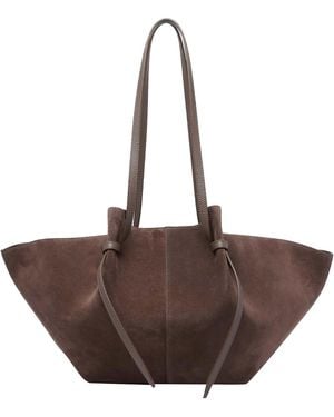 Yuzefi Large Mochi Shoulder Bag - Brown
