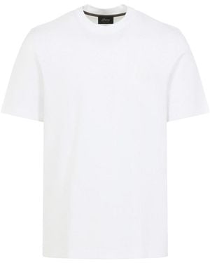 Brioni Cotton T-Shirt - White
