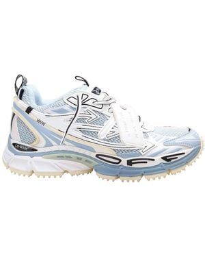 Off-White c/o Virgil Abloh Be Right Back Glow-In-The-Dark Trainer - Blue