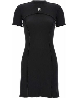 Palm Angels Monogram Dress - Black