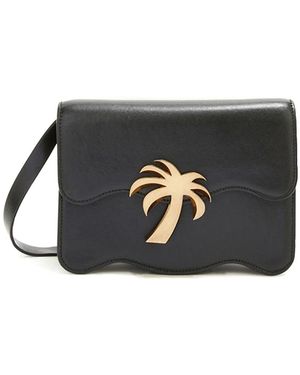 Palm Angels Leather Bag - Black