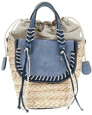 CUBA LAB Habanera Suede Bag - Blue