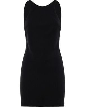 ANDAMANE Carmen Crepe Minidress - Black