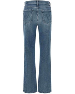 Mother Straight Leg Jeans - Blau