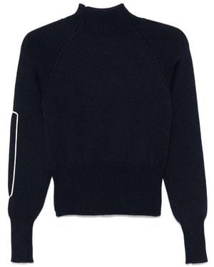 ..,merci High Neck Jumper - Blue