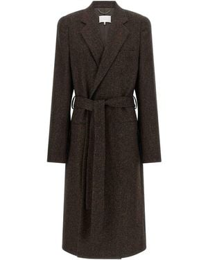 Maison Margiela Four Stitches Coat - Black