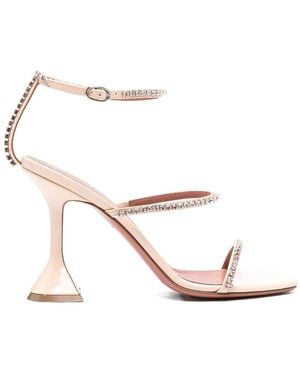 AMINA MUADDI Gilda 95 Sandals - Natural