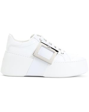 Roger Vivier Viv' Skate Sneakers - White