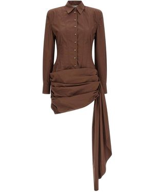 GIUSEPPE DI MORABITO Chemisier Dress - Brown