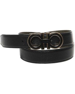 Ferragamo Gancini Belt - Black