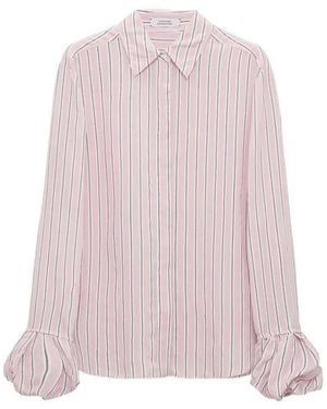 Dorothee Schumacher Striped Ease Blouse - Pink