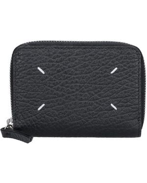 Maison Margiela Zip Coin Purse - Black