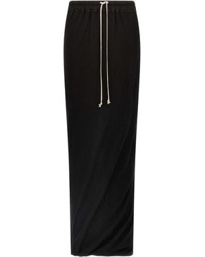 Rick Owens 'Pull On Pillar' Skirt - Black