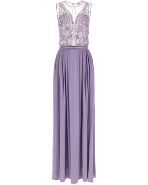 Elisabetta Franchi Carpet Dress - Purple