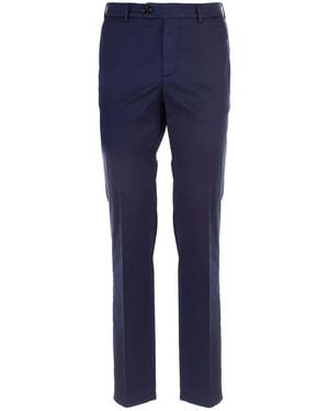 Brunello Cucinelli Mid-Rise Slim Fit Chinos - Blue