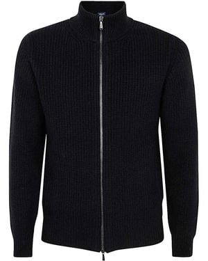Drumohr Half Zip Pullover - Blue