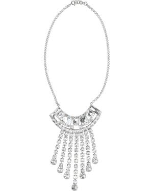 Dries Van Noten Necklace With Crystals - White
