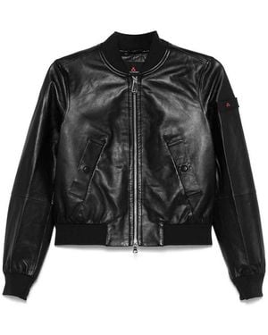 Peuterey Calf Leather Jacket - Black