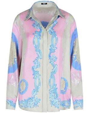 Versace Silk Shirt - Blue
