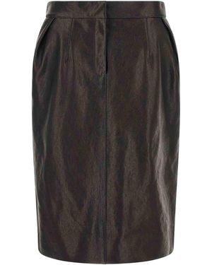 Magda Butrym 28' Skirt - Black